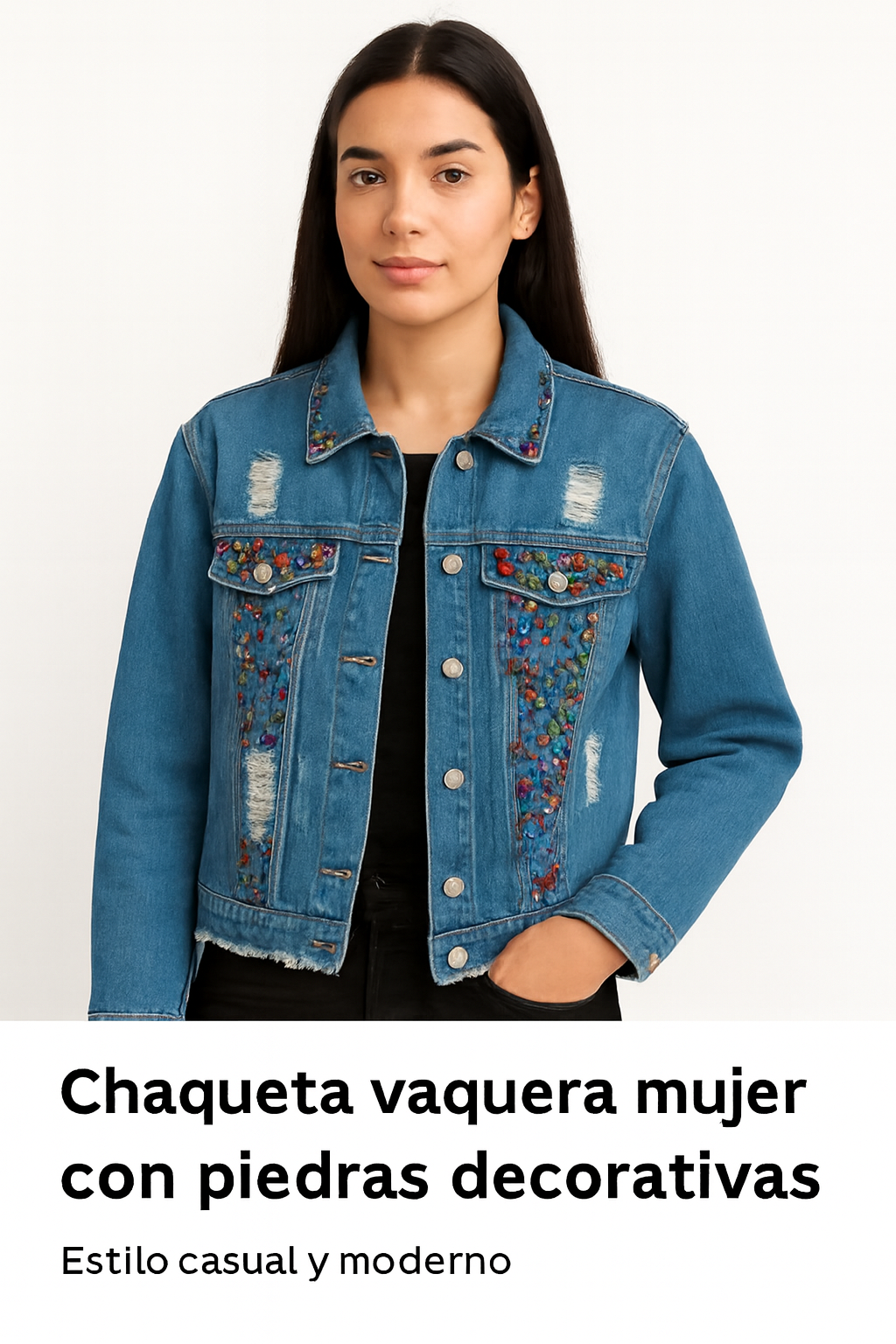 CHAQUETA PIEDRAS