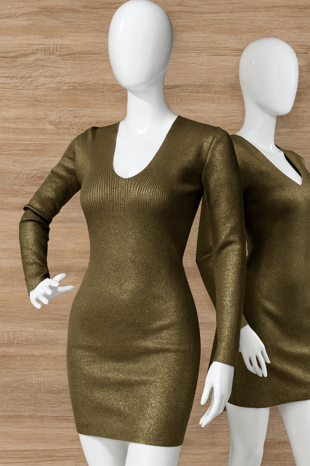 VESTIDO DORADO